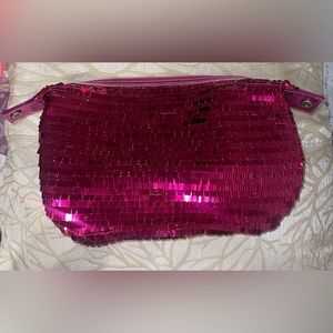 Pink cosmetic bag